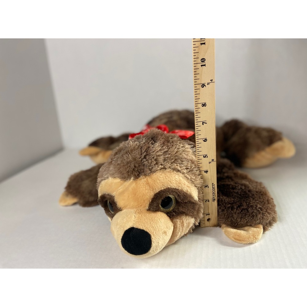 Plush Sloth‎ Stuffed Animal Toy Red Bow - Picture 8 of 13